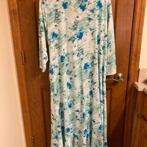 NWT Terra & Sky Ruffled Hem Dress 3x